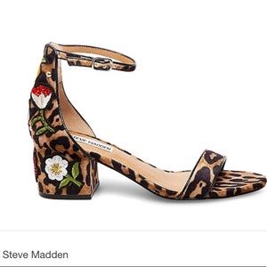 Steve Madden Inca Leopard Multi Heel sz 8.5